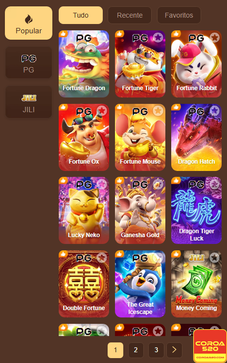 Jogos Certificados coroa520.com