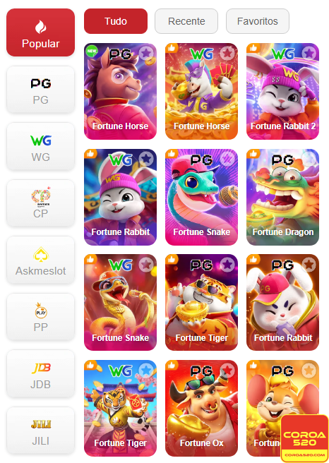 Experiência de Jogos coroa520.com